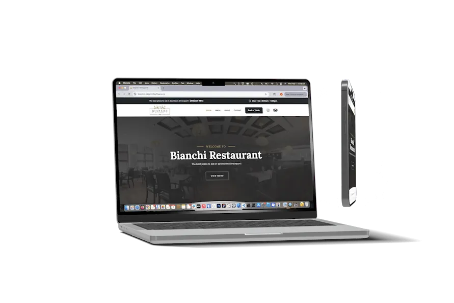 Website mockup animation