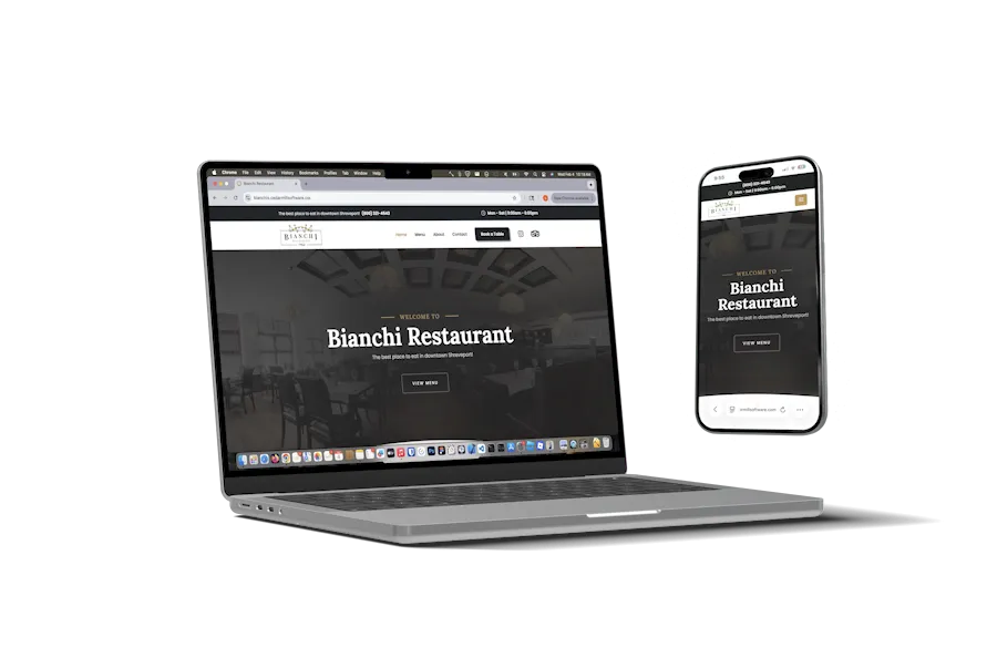 Website mockup animation