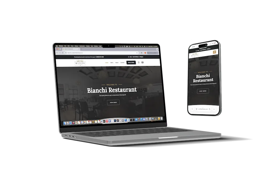 Website mockup animation
