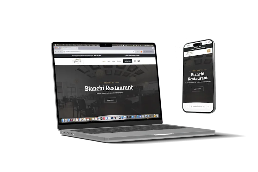 Website mockup animation